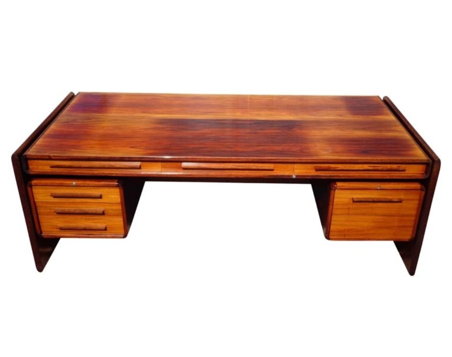 Rarytas! Skandynawski design. Biurko Dyrlung 1960 rok. Palisander.