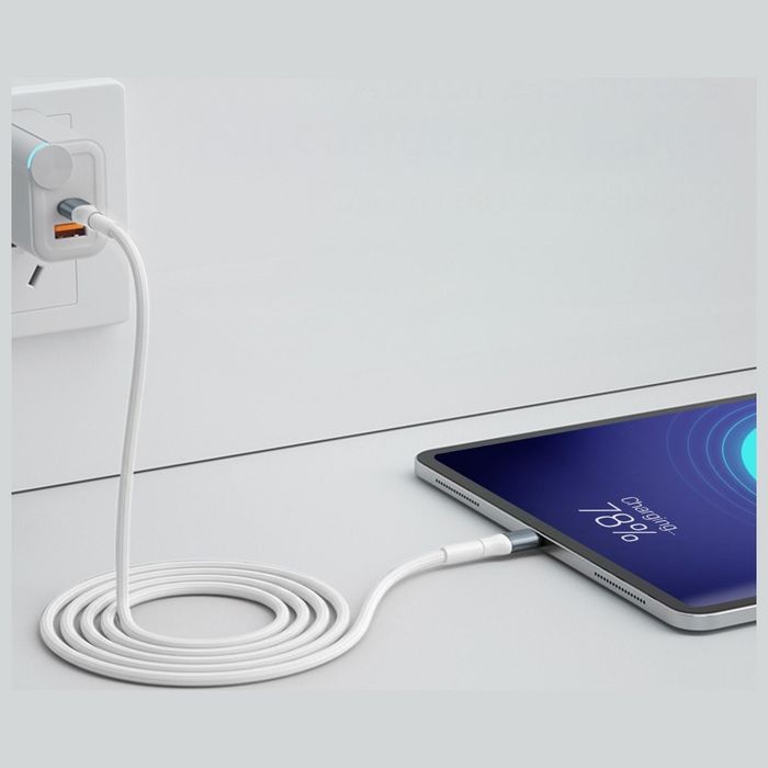 Kabel 3MK Hyper Cable N-series Usb-c do Usb-c 1m 20V/5A 100W biały