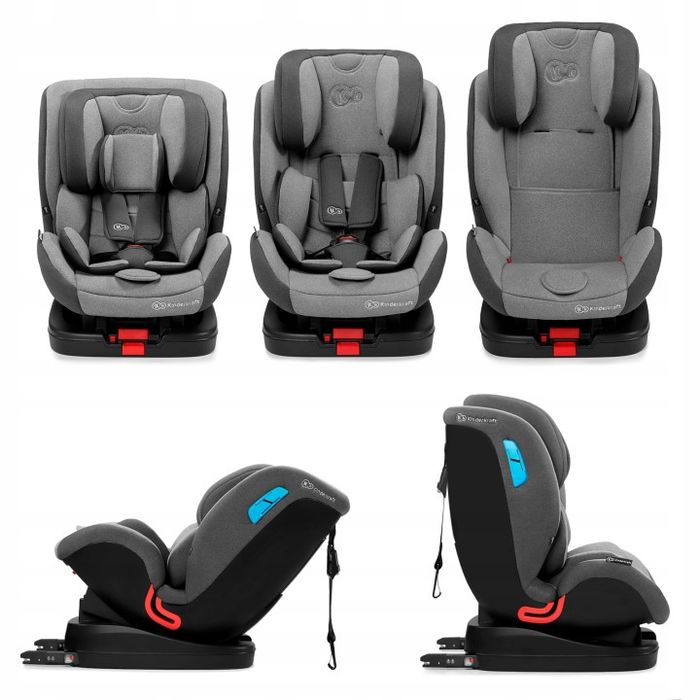 Автокрісло Kinderkraft Vado 0-25 кг, isofix, червоне