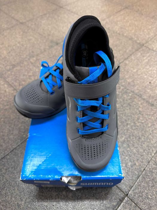 Sapatos Ciclismo Shimano SH-AM701 Cinza/Azul