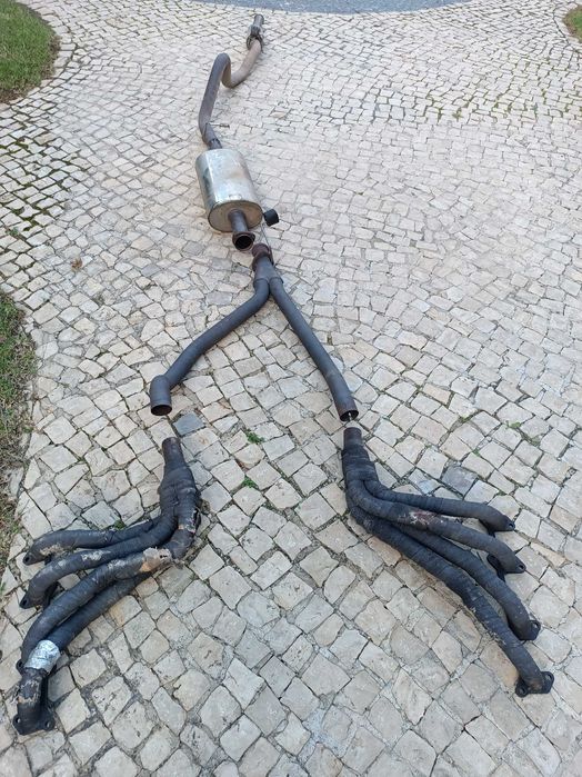 Sistema de escapamento esportivo Range Rover Classic em aço inoxidável