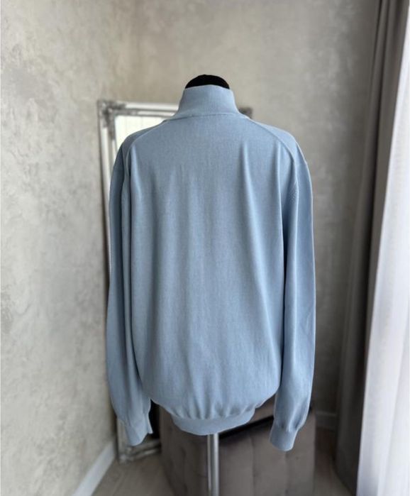 Чоловічий светр кардиган на замку gran sasso