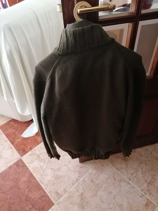 Casaco de malha com colete destacável massimo dutti M