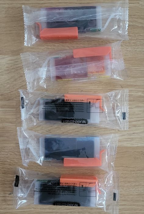 Zestaw 5x kaset tusz Canon Pixma IP 7250