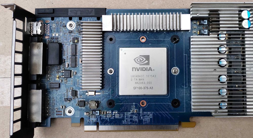 Видеокарта galaxy GTX 480 ti 384 bit 1.5 gb