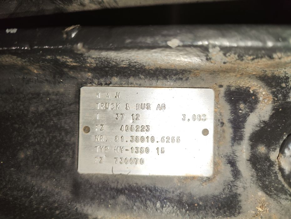 Редуктор заднього моста MAN TGX TGS TGA EURO 5-6 розборка  Запчастини