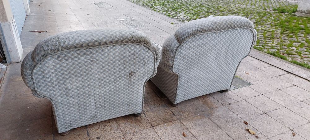 Sofás monolugar vintage.