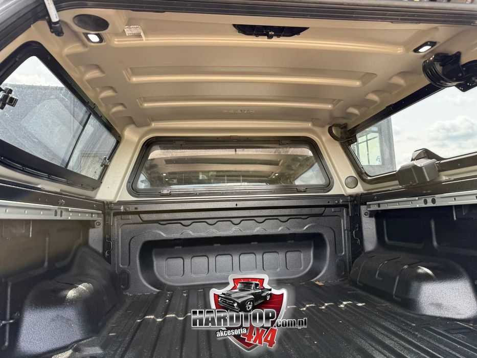 Zabudowa  Hardtop Ford Ranger 2023+ szyby przesuwne/podnoszone