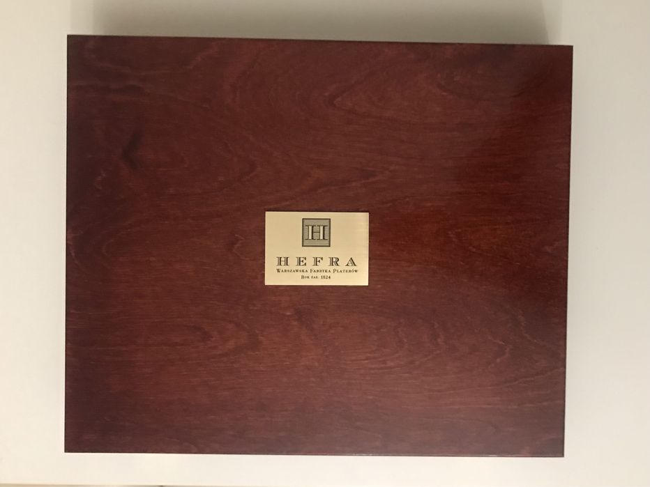 Kpl sztućców posrebrzanych Hefra wzór Romański