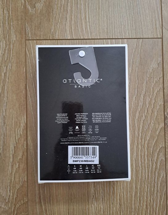 Slipy męskie Atlantic, rozmiar M, super mini, 2PACK