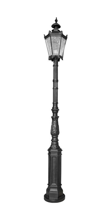 uliczna lampa oświetlenie żeliwna ogród H-260cm gusslaterne latarnia