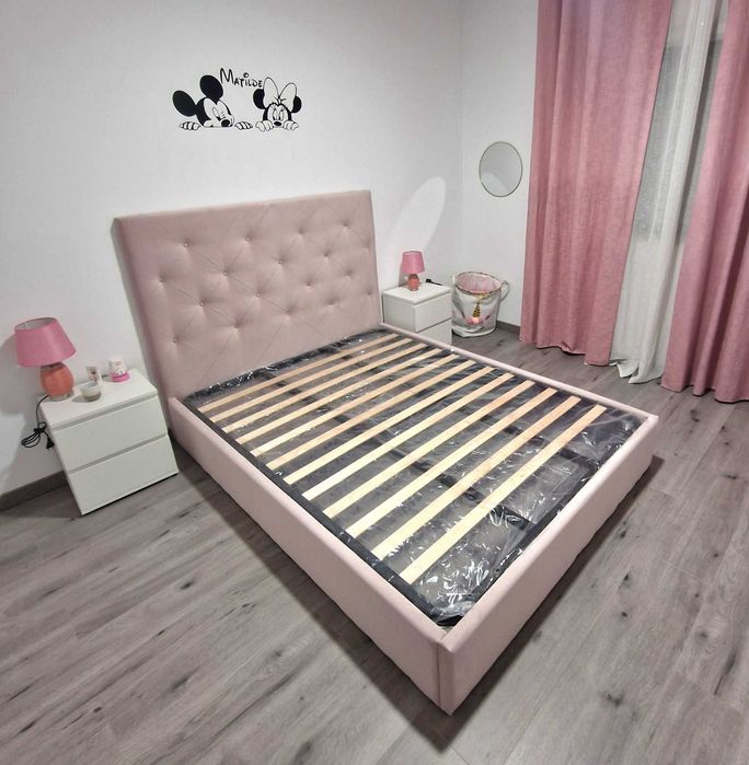 Camas De Casal Estofadas Top de Gama 190x140m Estrado Incluído 199€ !!