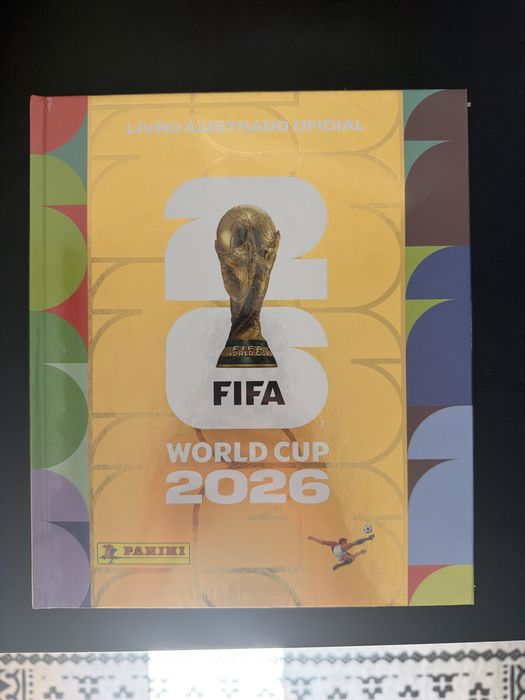 Cadernetas Capa Dura Douradas Mundial Fifa 2026
