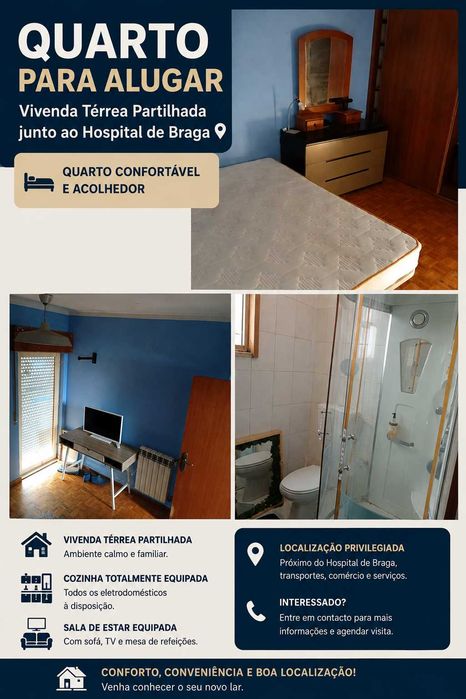 Quarto em Vivenda