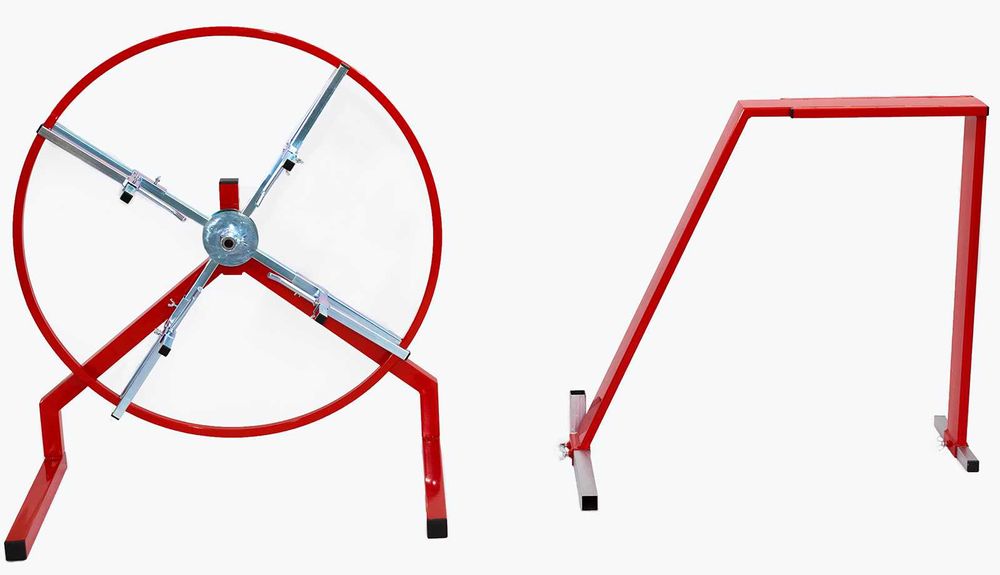 Rozwijak do drutu odgromowego i bednarki z prościarką II