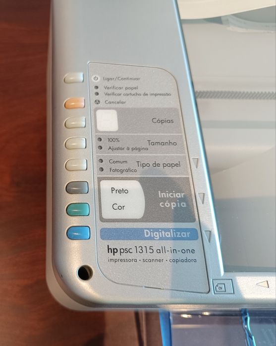 Impressora HP modelo psc 1315 all-in-one.