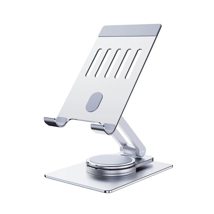 Suporte Ajustável em Alumínio para Telemóveis e Tablets