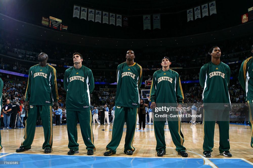 Кофта баскетбольна вінтаж Adidas NBA Seattle Supersonics