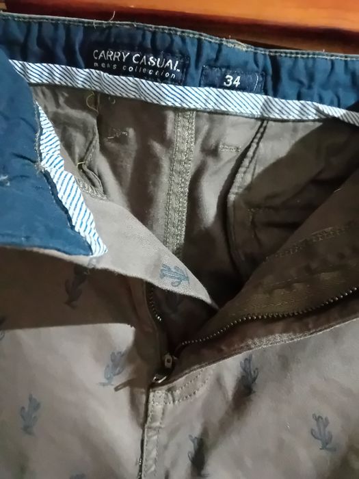 Męskie spodenki brązowe