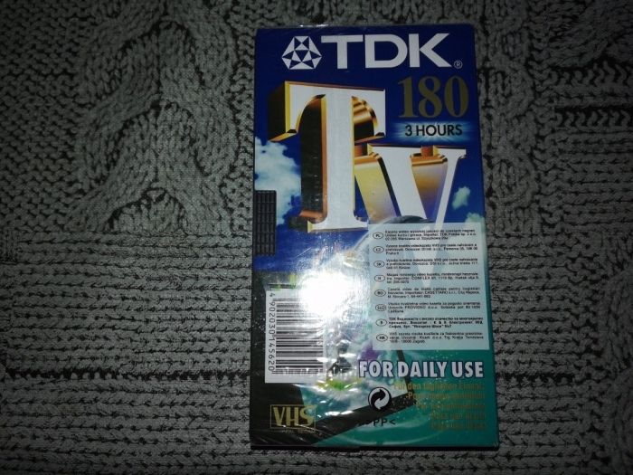 Kaseta VHS tdk 180-nowa