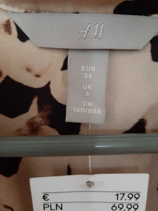 Sprzedam sukienke HM nowa rozmiar XS