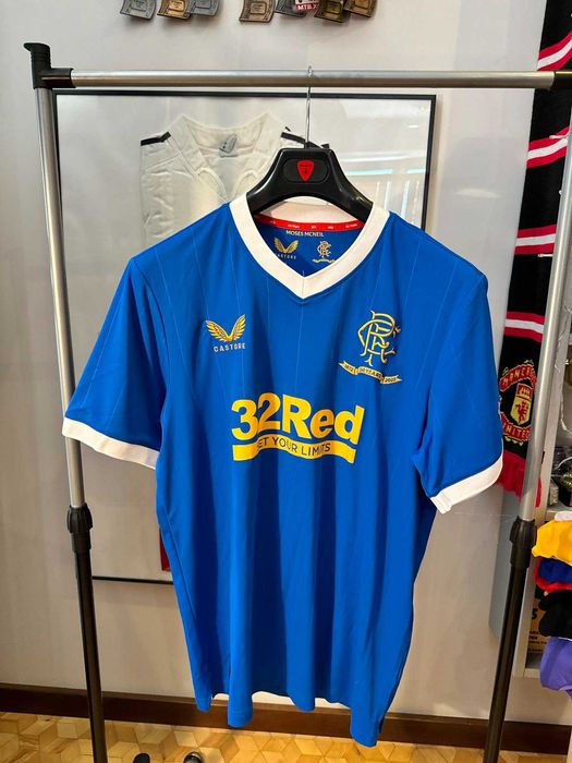 koszulka Castore Glasgow Rangers 150 Years Home Jersey Gold Navy XL
