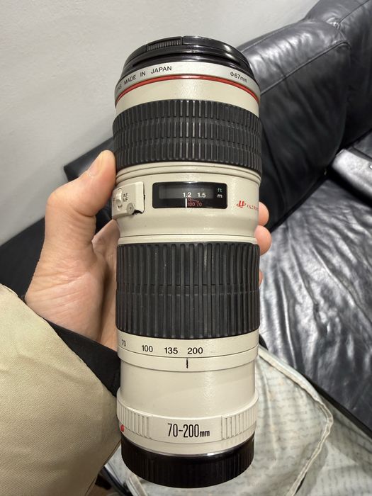 Продам обєктив Canon 70-200 1:4 L  та спалахи