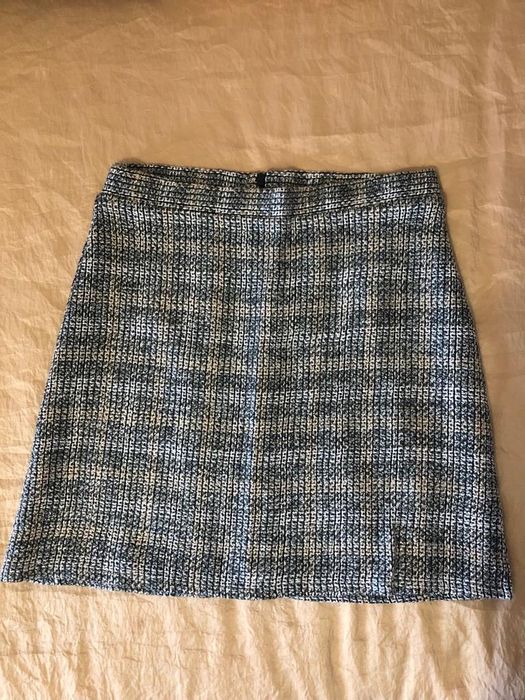 Zara Geometric Pattern Mini Skirt