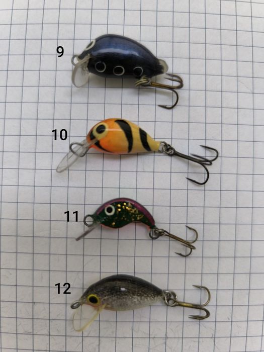 Woblery kleniowo-jaziowe 12 sztuk + pudełko