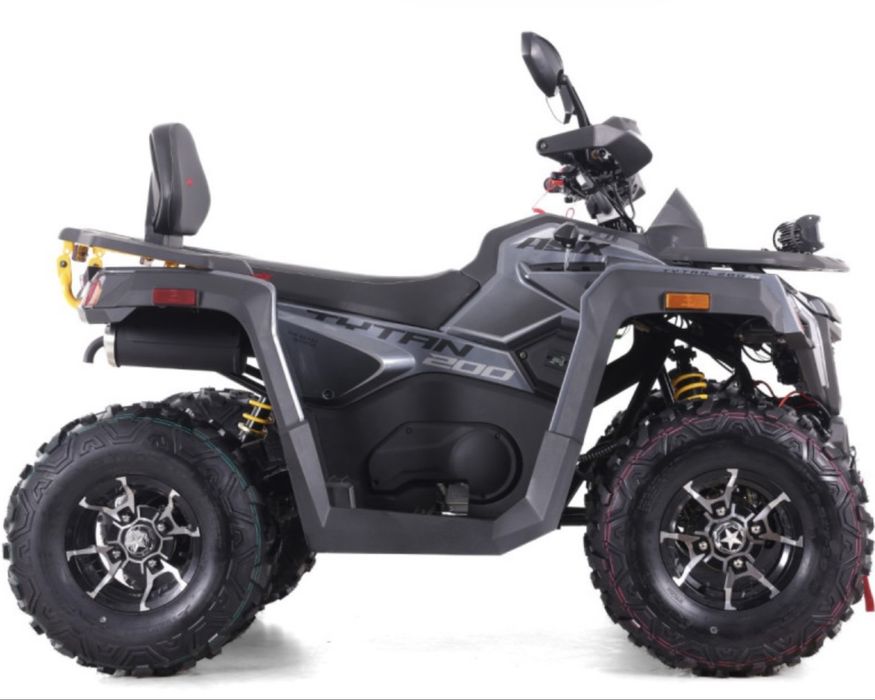 QUAD ASIX TYTAN 200cc Ledy Oparcie Alufelgi Silnik LONCIN RATY DOSTAWA