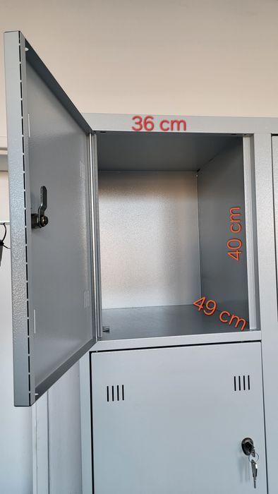 Szafa depozytowa metalowa / 12 szafek na klucz
Szafa SP400-012/480N703