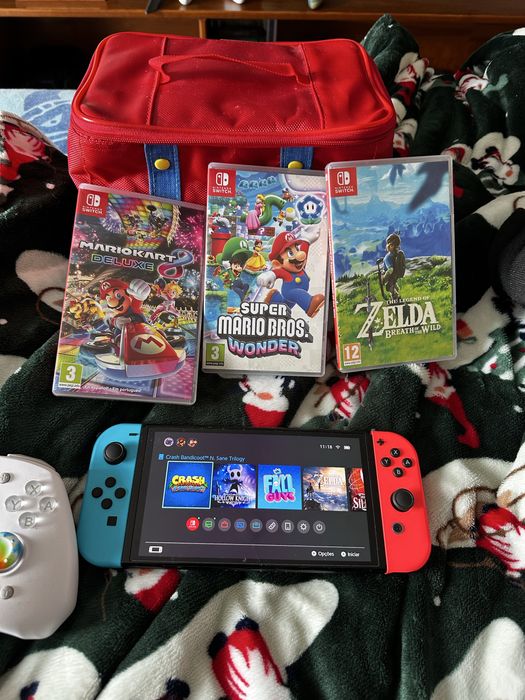 Nintendo Switch OLED ainda na garantia