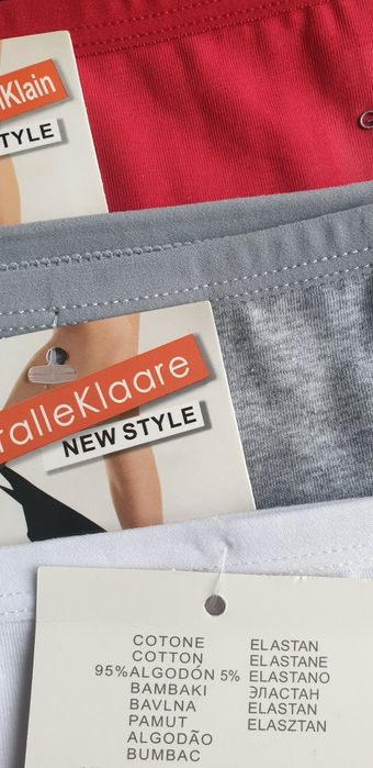 6×Damskie majtki figi XL bawełna