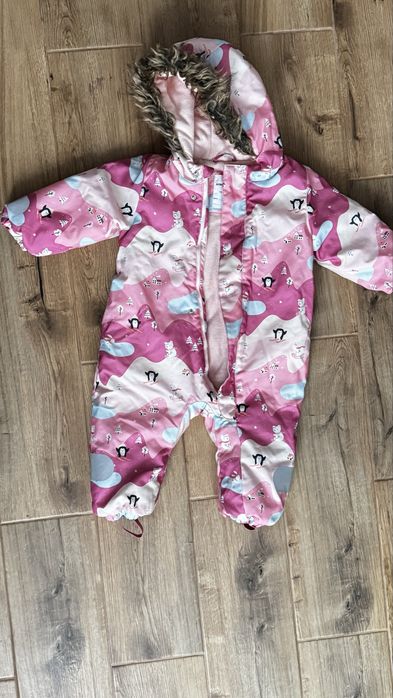 Теплий комбінезон для дівчинки