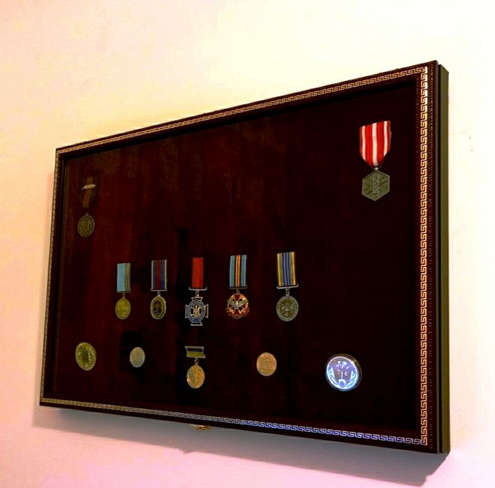 Рамка-планшет для нагород.Медалі, ордена, шеврони.