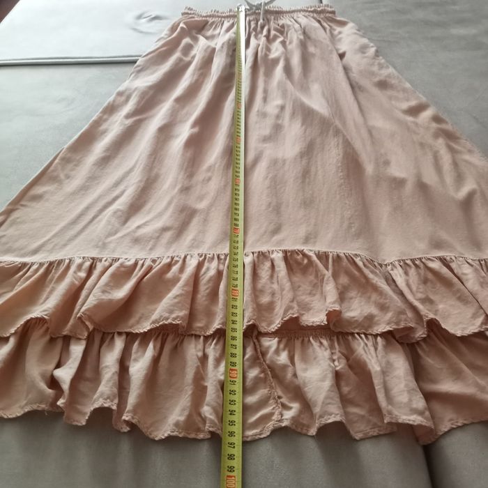 Beżowa spódnica maxi Zara S