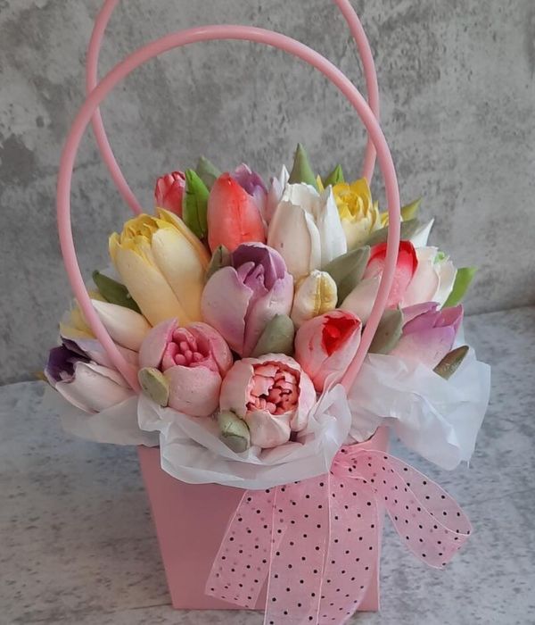 Зефірні квіти, зефірні букети