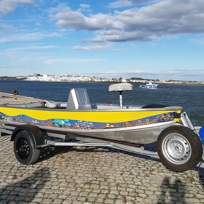 Botes de aluminio novos e seminovos Skiff varias medidas 4,20 e 4,90