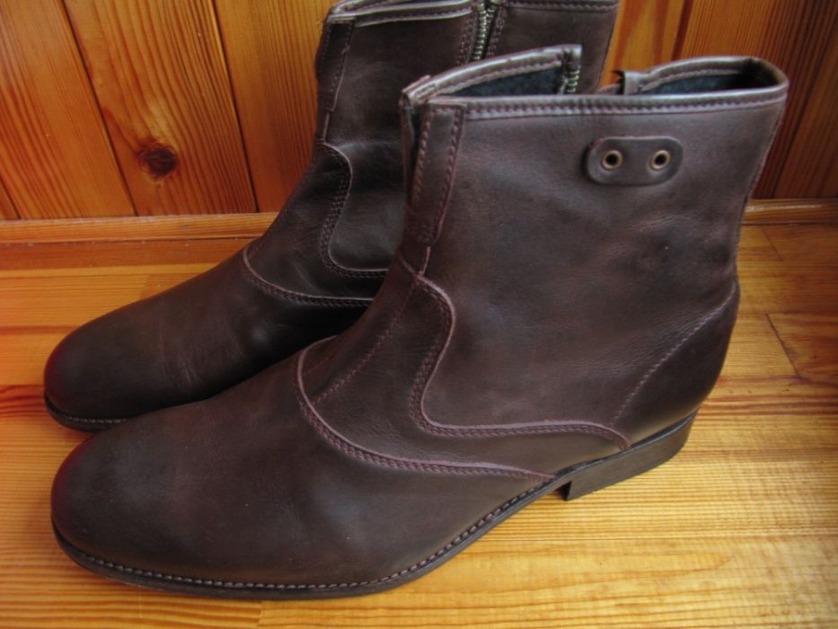Нові, кожані сапоги H by Hudson (Португалія, 30.5 см)
