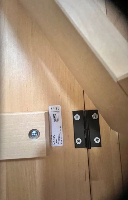 Rozkładany drewniany stolik IKEA 80 x 58