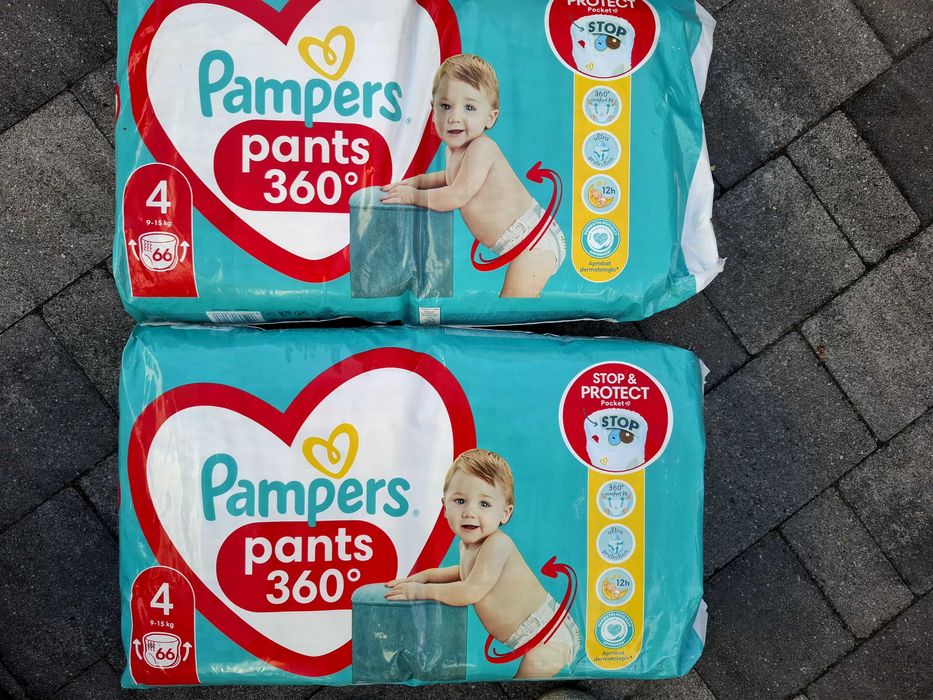 Pieluszki pampers pants 4 132szt