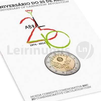 BNC 2€ – 40 Aniversário do 25 Abril Portugal 2014