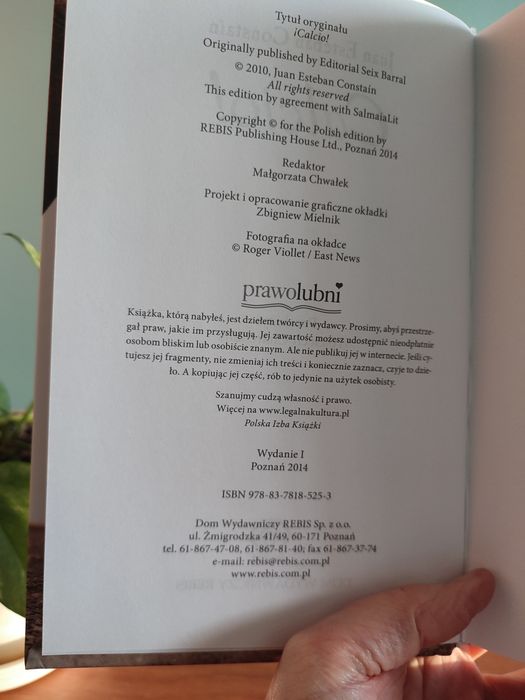 O piłce nożnej: Calcio! Juan Esteban Constain