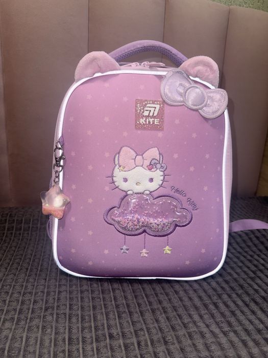 Оригінальний рюкзак Kite,  Hello Kitty, каркасний для дівчаток