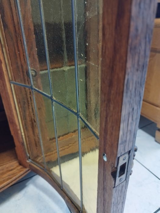 Witryna dębowa wisząca