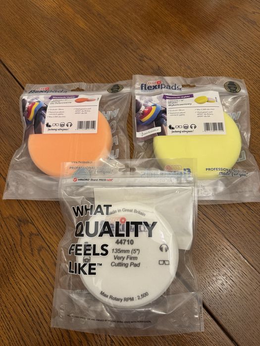 Zestaw 3 padów Flexipads - detaling