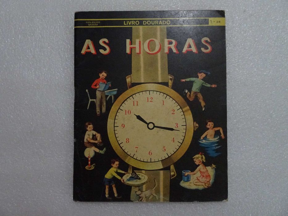 Livro infantil coleção mirim - Livro Dourado - As Horas
