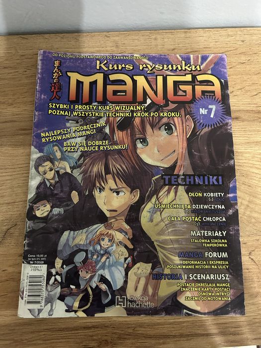Gazeta czasopismo Kurs rysunku Manga nr 7