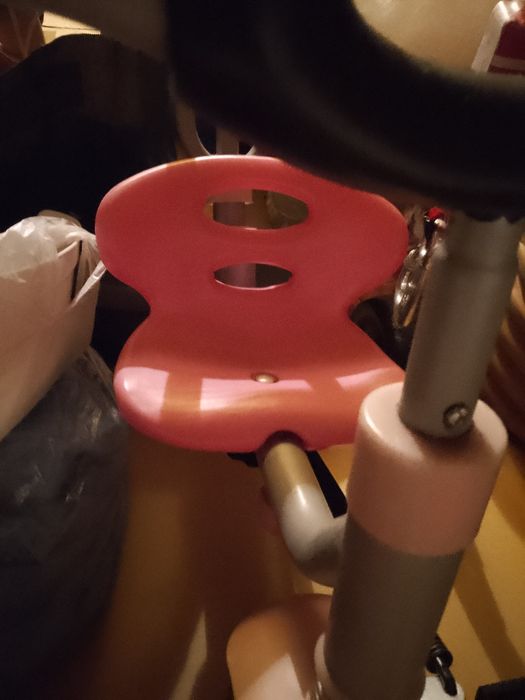 Rowerek trójkołowy różowy