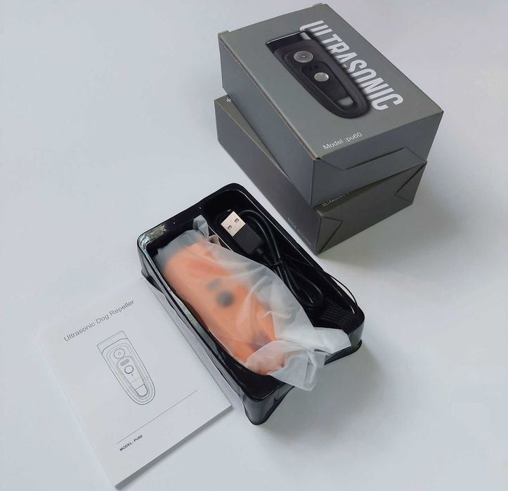 Ультразвуковой отпугиватель собак Ultrasonic PU-60 PRO відлякувач и фонарик